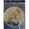 Image 2 : 1990 Canada Silver Dollar 500 Silver, Kelsey Commemorative, Queen Elizabeth II Obverse