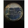 Image 1 : 1986 Vancouver Centennial 23g .500 Silver Canada Dollar Coin with Locomotive Design