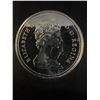 Image 2 : 1975 Calgary Canada Silver Dollar, .500 Silver, 23g, Queen Elizabeth II, Rodeo Reverse