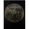 Image 1 : 1973 Canadian Dollar 23g .500 Silver Mountie Centennial Coin, Queen Elizabeth II Obverse
