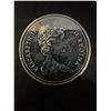 Image 2 : Canada 1876-1976 Centennial Silver Dollar, 23g .500 Silver, Parliament Building Reverse