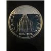 Image 1 : 1976 Canada Silver Dollar, 23g, .500 Silver, Parliament Centennial Commemorative Coin
