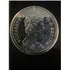 Image 2 : 1975 Canada Calgary Dollar 23g .500 Silver Coin With Queen Elizabeth II Reverse