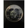 Image 1 : 1975 Calgary Centennial Canada Dollar Coin, Queen Elizabeth II, .500 Silver, 23g