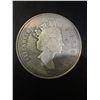 Image 2 : 1990 Canada Kelsey Dollar Coin, .500 Silver, 23g, Elizabeth II Obverse