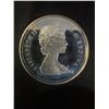 Image 2 : 1983 Edmonton Universiade 23g .500 Silver Dollar Coin Canada Queen Elizabeth II