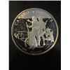 Image 1 : 1990 Canada Kelsey Dollar Coin, 23g .500 Silver, Commemorative, Queen Elizabeth II