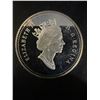 Image 2 : 1990 Canada Kelsey Dollar Coin, 23g .500 Silver, Commemorative, Queen Elizabeth II