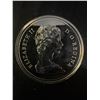 Image 2 : 1975 Calgary Commemorative Canada Dollar, 23g .500 Silver, Queen Elizabeth II