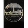 Image 1 : 1984 Toronto Commemorative Canadian Silver Dollar, 23g, .500 Silver, Canoe & Skyline