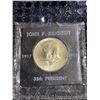 Image 1 : 1964 Kennedy Half Dollar Coin in Acrylic Presentation Case