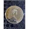 Image 2 : 1977 Canada Silver Jubilee Elizabeth II Senate Throne $1 Dollar Coin, 23g, 500 Silver