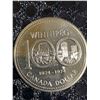 Image 1 : 1974 Winnipeg Centennial Canada Dollar, 23g 500 Silver, Queen Elizabeth II Commemorative Coin