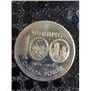 Image 1 : 1974 Winnipeg Centennial Canada Dollar 23g 500 Silver Coin Elizabeth II Commemorative