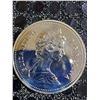 Image 2 : 1981 Canada $1 Train Dollar Coin, 23g, 500 Silver, Elizabeth II