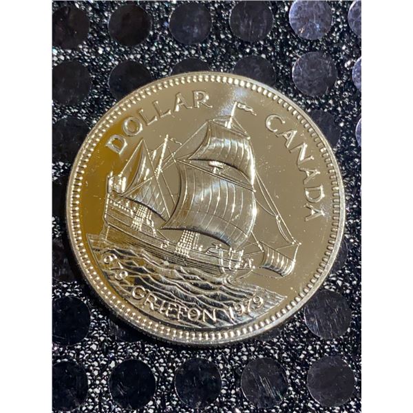 1979 Canada Silver Dollar 6½ GRIFFON, 500 Silver, 23g, Queen Elizabeth II