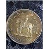 Image 1 : 1973 Canada RCMP Centennial Dollar Coin, 500 Silver, 23g, Queen Elizabeth II