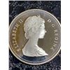 Image 2 : 1984 Toronto Canada Silver Dollar, 500 Silver, 23g, Canoe Design, Queen Elizabeth II Obverse