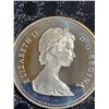 Image 2 : 1982 Regina Canada Dollar 500 Silver Coin, 23g, Bull Skull, Legislative Building Design