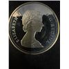 Image 2 : 1989 Canada Silver Dollar MacKenzie River Canoe 23g .500 Silver Coin Queen Elizabeth II