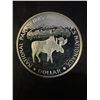 Image 1 : 1985 Canada 1 Dollar National Parks Commemorative Coin, 23g .500 Silver Moose Design
