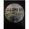 Image 1 : Canada 1991 Dollar Coin .500 Silver 23g Frontenac 1816 Commemorative Queen Elizabeth II