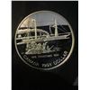 Image 1 : 1991 Canada Frontenac Dollar 23g .500 Silver Coin, Queen Elizabeth II Obverse