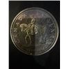Image 1 : 1973 Canada RCMP Commemorative Dollar Coin, 23g, .500 Silver, Queen Elizabeth II