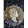 Image 2 : 1990 Canada Dollar Kelsey 23g 500 Silver Coin, Elizabeth II, Indigenous and Explorer Design