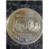 Image 1 : 1974 Winnipeg Centennial Canada Dollar 500 Silver Coin, 23g, Queen Elizabeth II Obverse