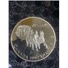 Image 1 : Canada 1992 Silver Dollar Coin, 23g, 500 Silver, Queen Elizabeth II, Horse-Drawn Carriage
