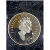 Image 2 : Canada 1992 Silver Dollar Coin, 23g, 500 Silver, Queen Elizabeth II, Horse-Drawn Carriage