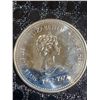Image 2 : 1977 Canada Silver Jubilee Dollar Coin, 500 Silver, 23g, Queen Elizabeth II Throne Design