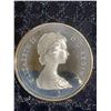 Image 2 : 1984 Toronto Canada Dollar 500 Silver Coin, 23g, Canoe With Skyline Design