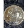 Image 1 : 1974 Winnipeg Centennial Dollar Coin, 500 Silver, 23g, Canada Queen Elizabeth II