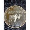 Image 1 : Canada 1985 National Parks Dollar 500 Silver Coin, Queen Elizabeth II, 23g