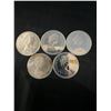 Image 4 : 5 Canada 1871-1971 British Columbia Dollar Coins, 23g .500 Silver Each