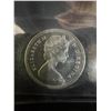 Image 3 : 1968 Canada 25 Cent ICCS MS-65 Silver Coin, Heavy Cameo, .800 Silver, 5.8g