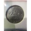 Image 2 : 1968 Canadian Nickel Dollar Voyageur in Plastic Display Case