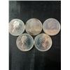 Image 4 : 5 Canada 1871-1971 British Columbia Silver Dollar Coins, 23g .500 Silver Each