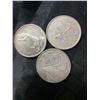 Image 3 : 527g .800 Silver Canadian Quarters Assorted Dates Including Centennial and King George VI