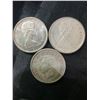 Image 4 : 527g .800 Silver Canadian Quarters Assorted Dates Including Centennial and King George VI