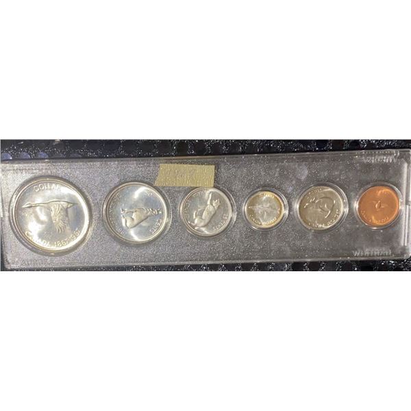 Canada 1967 Centennial Silver Coin Set In Original Aurora Holder