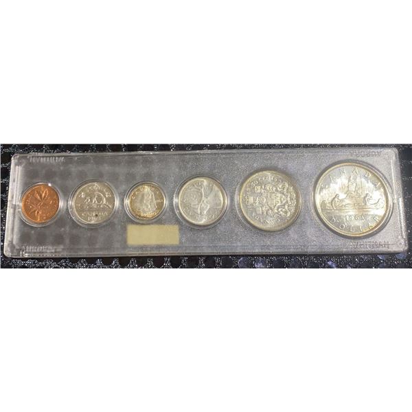1963 Canada 6-Coin Proof-Like Set With Original Whitman Holder