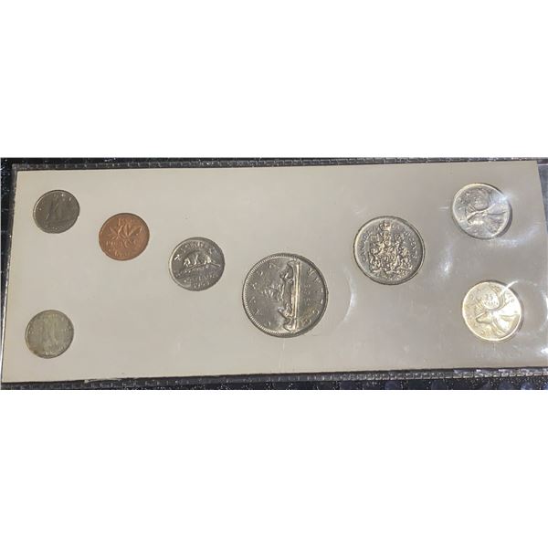 Canada 1968 Proof-Like Coin Set with Five Circulating Denominations in Display Holder