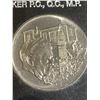 Image 2 : Diefenbaker Memorial Coin by Alberta Mint Edmonton with Case, John G. Diefenbaker, Canada