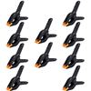 Image 1 : 10pcs 4.5" Large Spring Clamps/Heavy-Duty Plastic Clips; 2" Max Opening Size - Brand New