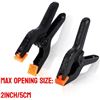 Image 3 : 10pcs 4.5" Large Spring Clamps/Heavy-Duty Plastic Clips; 2" Max Opening Size - Brand New
