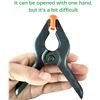 Image 4 : 10pcs 4.5" Large Spring Clamps/Heavy-Duty Plastic Clips; 2" Max Opening Size - Brand New