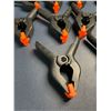 Image 7 : 10pcs 4.5" Large Spring Clamps/Heavy-Duty Plastic Clips; 2" Max Opening Size - Brand New
